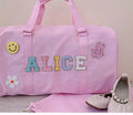 Custom Patch Pink Duffle Bag
